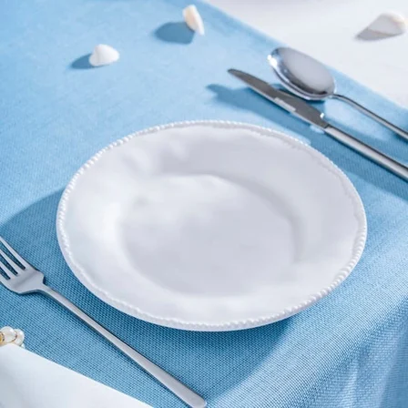 Acar Milano Pasta Tabağı - Kırık Beyaz - 22 cm
