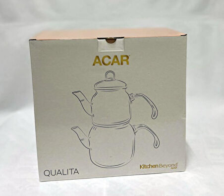 Acar Qualita Viola Mini Emaye Çaydanlık Takımı XAP-07779