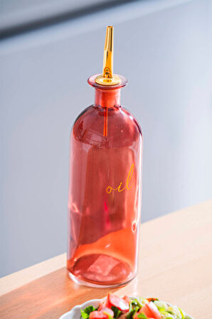 Acar HCH-07939/KRMZ Pierre Cam Yağdanlık - 500 ml