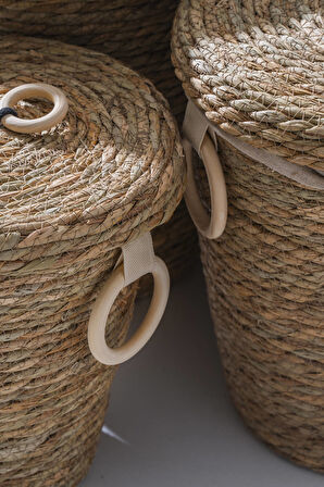 Lina Hasır 5 li Çok Amaçlı Sepet Seti