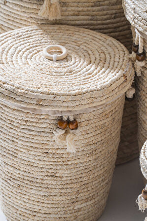 Aria Hasır 5 li Çok Amaçlı Sepet Seti