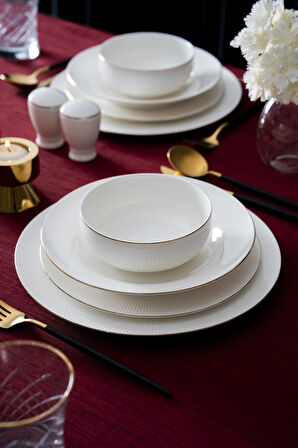 Zahara 6 Kişilik 27 Parça Porselen Yemek Takımı