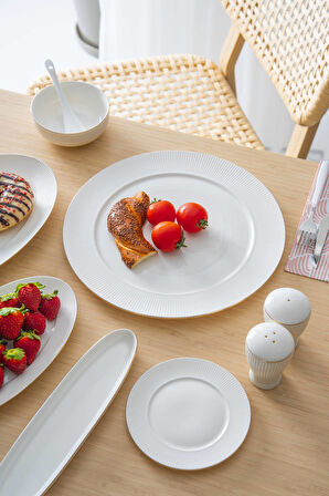 Zahara 12 Kişilik 52 Parça Porselen Kahvaltı Takımı