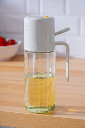 Harlow Çift Fonksiyonlu Cam Yağdanlık - 550 ml