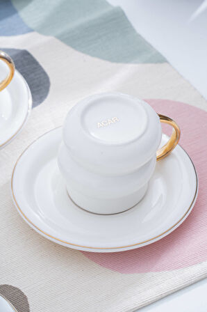 Ailani 6 Kişilik Kahve Fincan Takımı - 90 ml