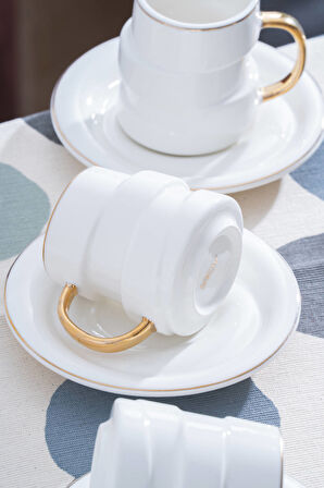 Marlow 6 Kişilik Kahve Fincan Takımı - 90 ml