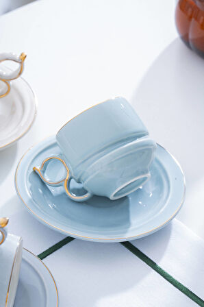 Lara 6 Kişilik Kahve Fincan Takımı - 90 ml