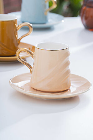 Allegra 6 Kişilik Kahve Fincan Takımı - 90 ml