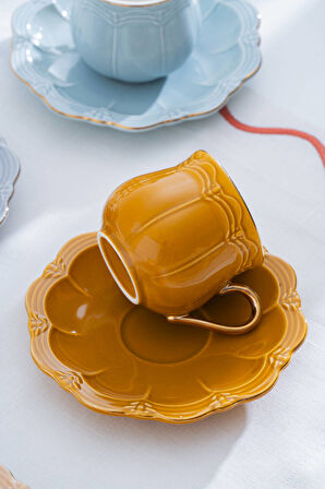 Attis 6 Kişilik Kahve Fincan Takımı - 90 ml