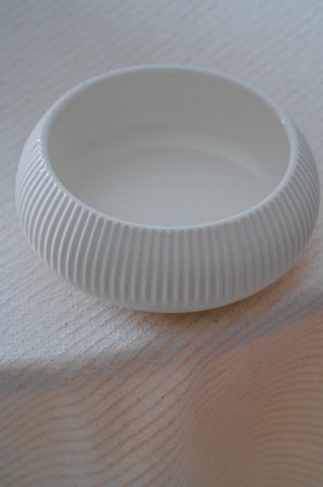 ACAR Bianco Perla Porselen Yuvarlak Kase - 11 cm