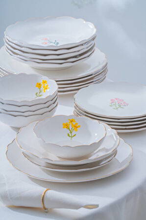 De Santiago 6 Kişilik 24 Parça Yemek Takımı