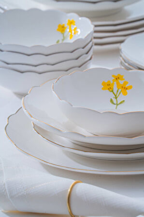 De Santiago 6 Kişilik 24 Parça Yemek Takımı