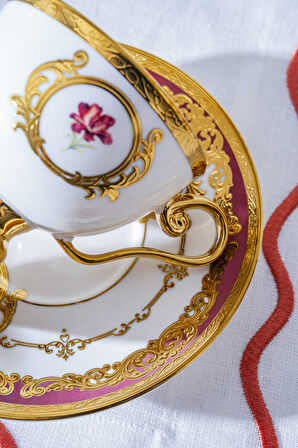 Cassano 6 Kişilik Kahve Fincan Takımı - 100 ml