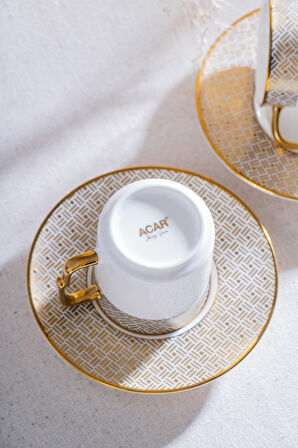 Doreen 6 Kişilik Kahve Fincan Takımı - 90 ml