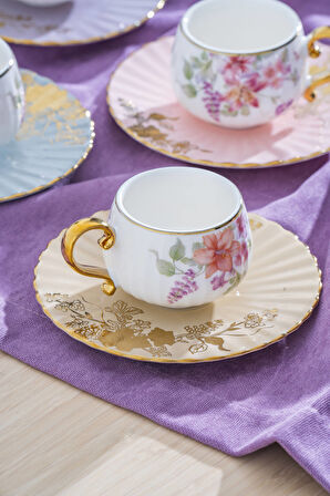 Dovy 6 Kişilik Kahve Fincan Takımı - 90 ml