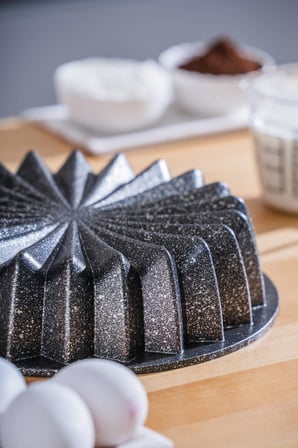 Acar Star Yıldız Siyah Döküm Kek Tart Kalıbı DG-08571/B