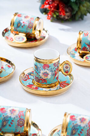 Oskar 6 Kişilik Kahve Fincanı Takımı - 90 ml
