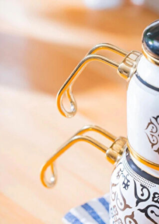 Acar Qualita Emaye Thea Model Mini Çaydanlık Takımı 9103