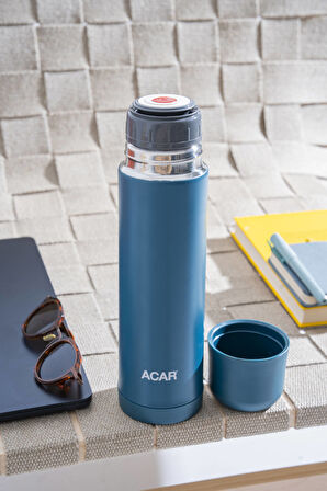 Dream Paslanmaz Çelik Termos 750 ml Mavi