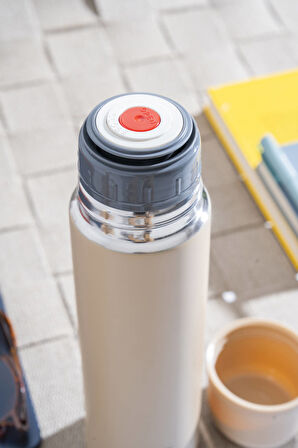 Dream Paslanmaz Çelik Termos 750 ml Kahverengi