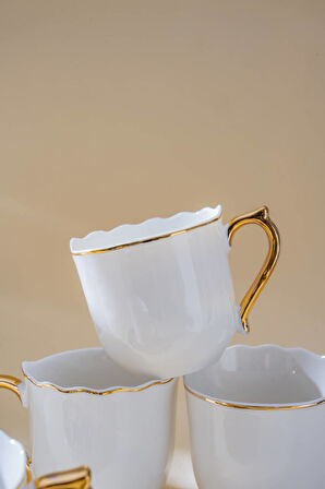 Alviera 6 Kişilik Kahve Fincan Takımı - 90 ml