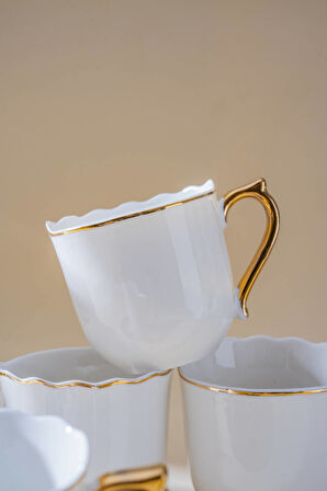 Marivelle 6 Kişilik Kahve Fincan Takımı - 90 ml