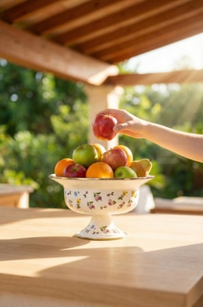 Acar Petıt Fleur Collectıon Emaye Büyük Meyvelik  Xap-10431