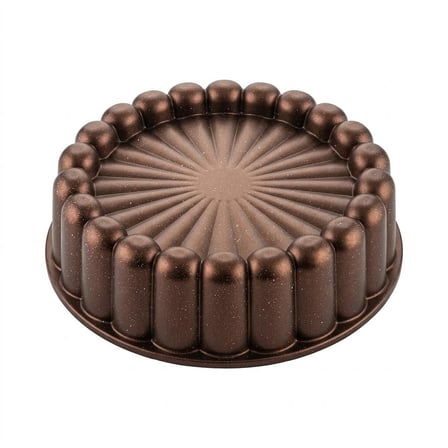 Acar Serendipity Dilimli Döküm Kek Tart Kalıbı Kahve DG-11359/A