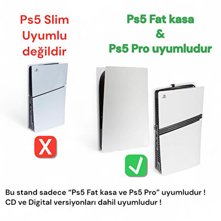 Playstation 5 Pro sDuvar Standı ve Şarj İstasyonu Standı Gaming Aksesuar