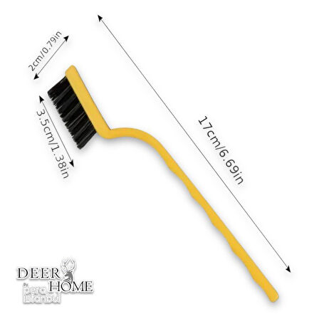 3 Adet Tel Fırça, Mutfak Temizlik Fırçası, Gaz Ocak Temizlik Fırçası, Yağ Temizlik Fırçası,