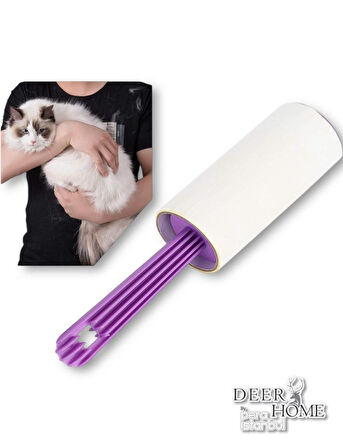 4 Adet Tüy Toplama Bant Rulosu Kedi Ve Köpek Tüyü Toplayıcı Rulo Elbise Temizleme