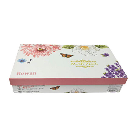 Acar Rowan 6 Kişilik Kahve Fincanı Takımı HXF-05173 Turkuaz