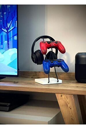 Çok Fonksiyonlu Gaming Ps4 Ps5 Xbox Joystick Kontroller Tutucu Ve Oyuncu Kulaklığı Dikey Standı