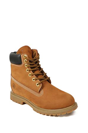 Hammer Jack Hakiki Deri Tarçın Nubuk Unisex Bot 