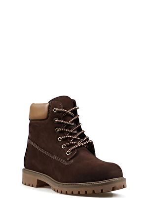 Hammer Jack Hakiki Deri Kahve Nubuk Erkek Bot 