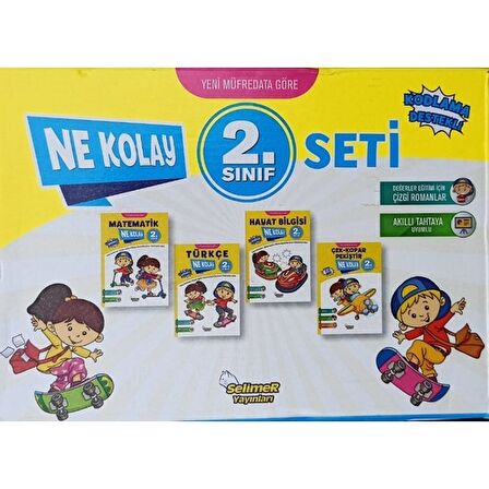 Selimer Yayınları 2. Sınıf Kodlama Destekli Ne Kolay Seti