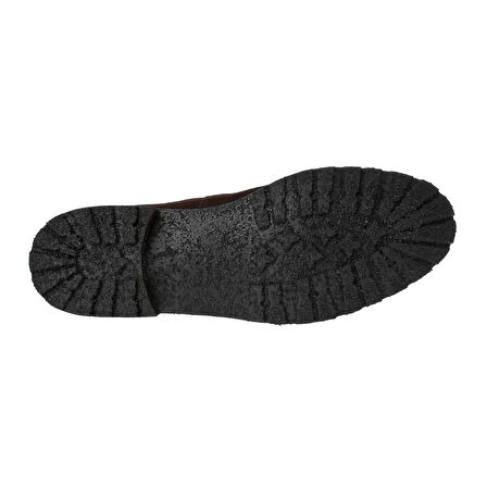 Hammer Jack 107 17725 M Sivri Burun Kısa Topuk Deri Görünümlü Soğuk Havaya Dayanıklı Günlük Kahverengi Klasik Bot Süet