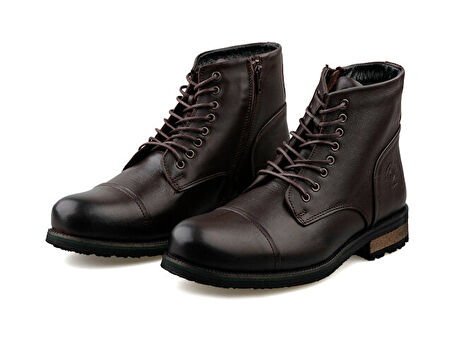 Hammer Jack 102 17715 M Kahve Lozan Erkek Günlük Hakiki Deri Bot 102-17715-M-KAHVE-LOZAN Kahverengi