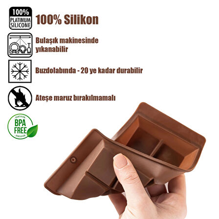 Porsima Mys 30301-1 Bpa Free Silikon Dubai Çikolatası Kabı
