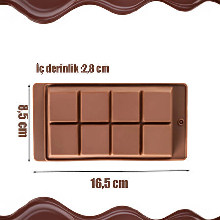 Porsima Mys 30301-1 Bpa Free Silikon Dubai Çikolatası Kabı