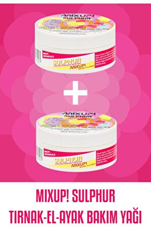 Mixup Sulphur - Tırnak Bakım Yağı 56 G X 2'li Set 8681153190607