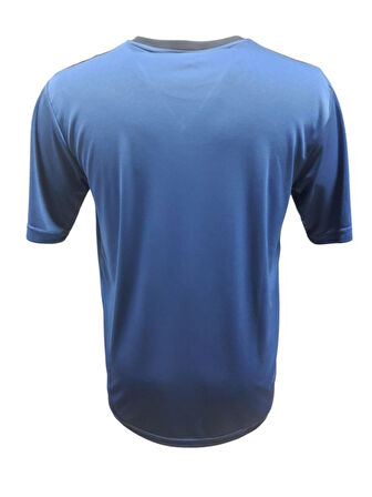 Lescon 16B-1143 Erkek Kısa Kollu T-shirt - Lescon - İndigo - ST01776-İndigo-XL