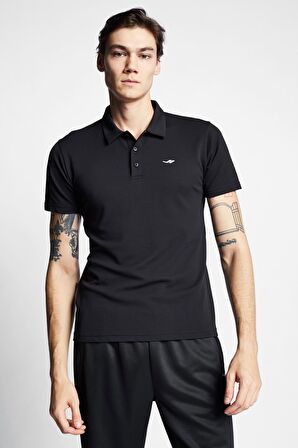 LESCON 23S-1275-23B KISA KOL POLO YAKA TSHIRT