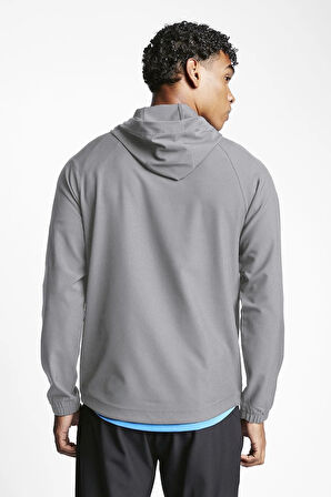 Erkek Fermuarlı Kapüşonlu Sweatshirt 23b-1020