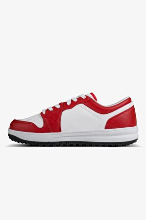 Lescon Elite Sneakers 23NAE00ELTEM028 Beyaz/Kırmızı  Erkek Günlük Spor Ayakkabı
