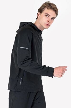 Lescon  Erkek Fermuarlı Kapüşonlu Sweatshirt 23N-1115