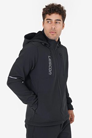 Lescon Erkek Softshell Fermuarlı Üst 23K-1065