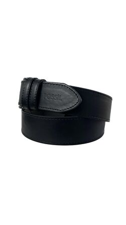 Fossil Siyah Lacivert Suni Deri 4,5 cm Erkek Kemeri 105