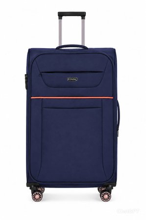 Fossil Unisex Kumaş Büyük Boy Ultra Hafif Şifreli Körüklü Kendi Etrafında Dönebilen Valiz 012-01