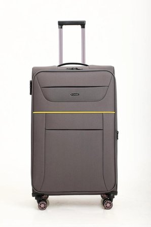 Fossil Unisex Kumaş Büyük Boy Ultra Hafif Şifreli Körüklü Kendi Etrafında Dönebilen Valiz 012-01